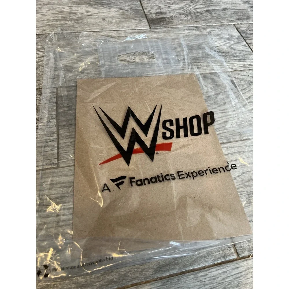WWE World Clear Plastic Bag Wrestle Mania‎ 41 fanatics Exclusive Shopping Gift